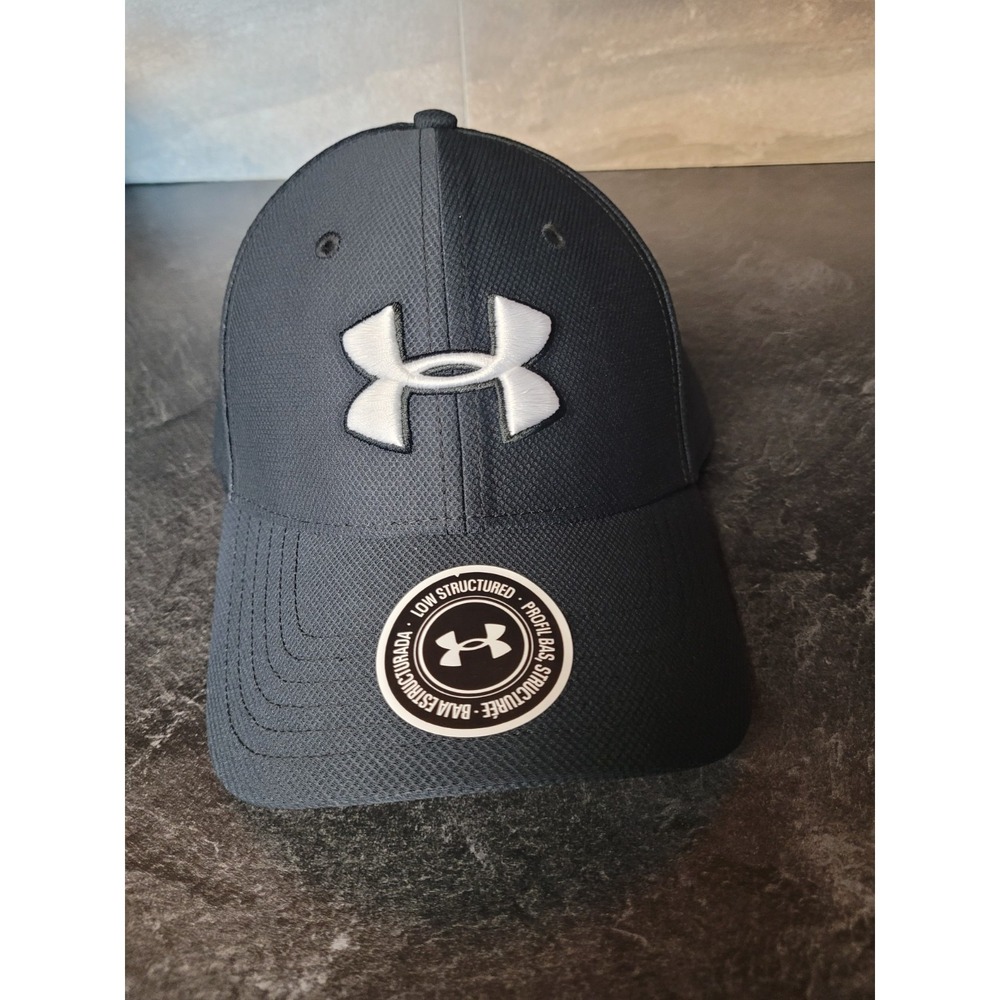 New Men's XL 2XL Fitted Under Armour Lightweight Golf Sun Baseball Hat Black